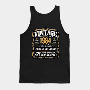 40Th Birthday Classic Born In 1984 All-Original Tank Top